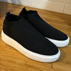 J/Slides Daphnie Knit Stretch Slip-On Casual Platform Sneakers Shoe Women’s Sz 7